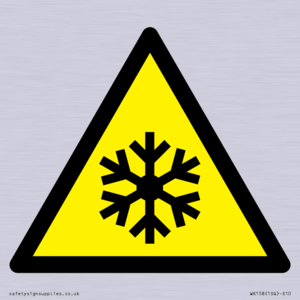 W010 Warning: Low temperature/freezing conditions